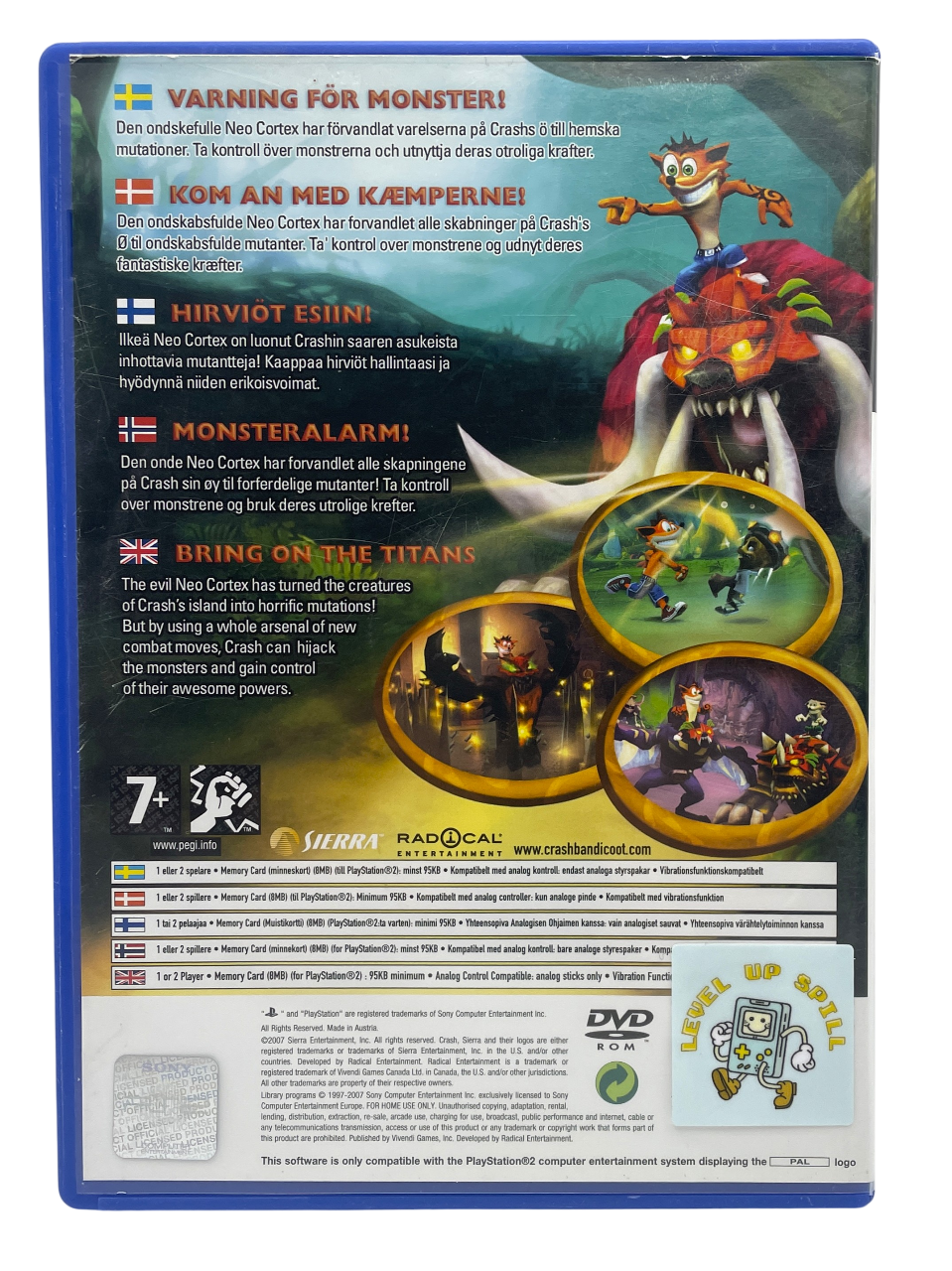 Crash of The Titans - Playstation 2 spill (PS2)
