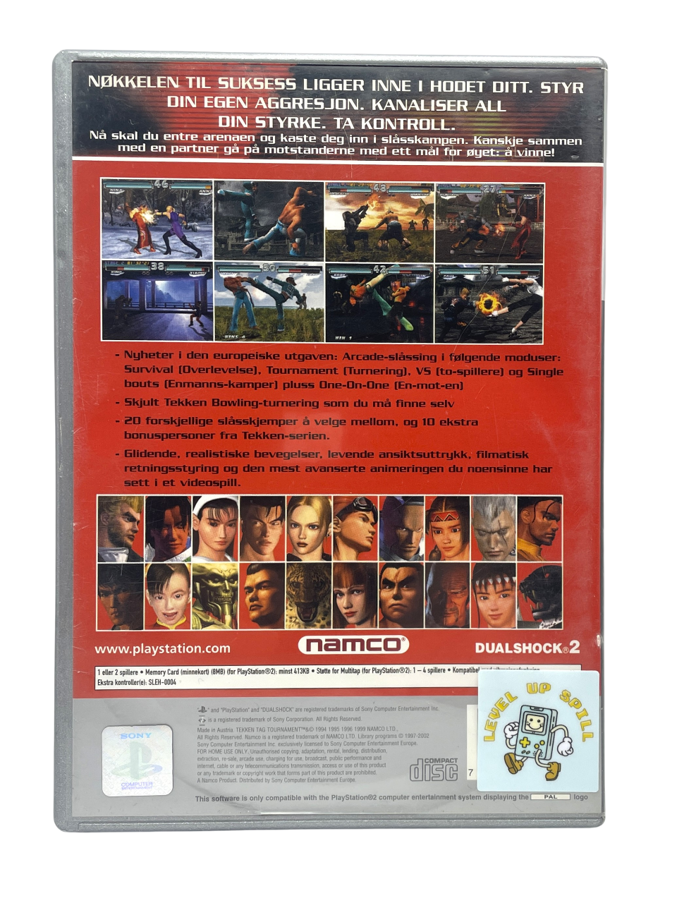 Tekken Tag Tournament - Playstation 2 spill (PS2) (Platinum)