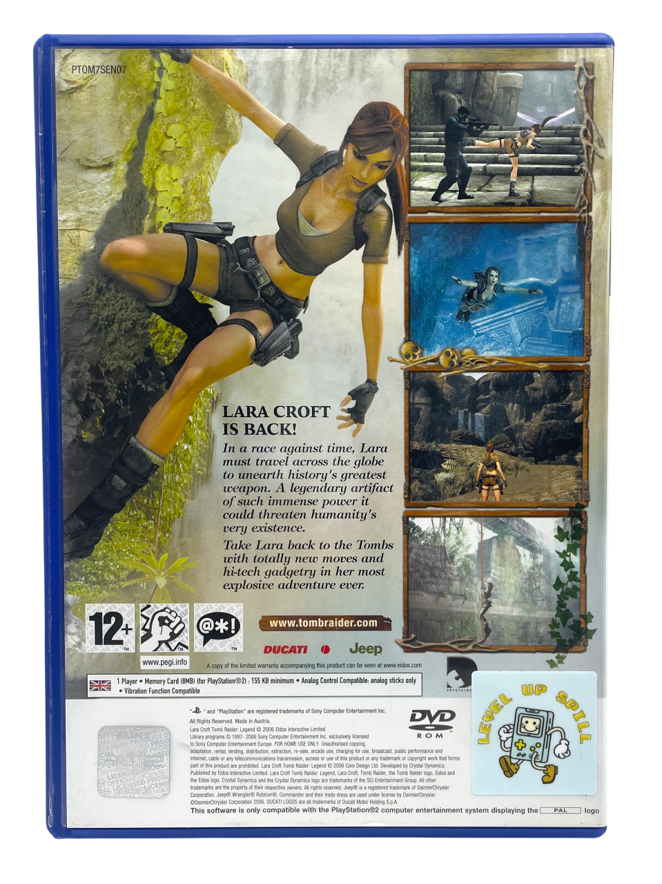 Lara Croft Tomb Raider: Legend - Playstation 2 spill (PS2)