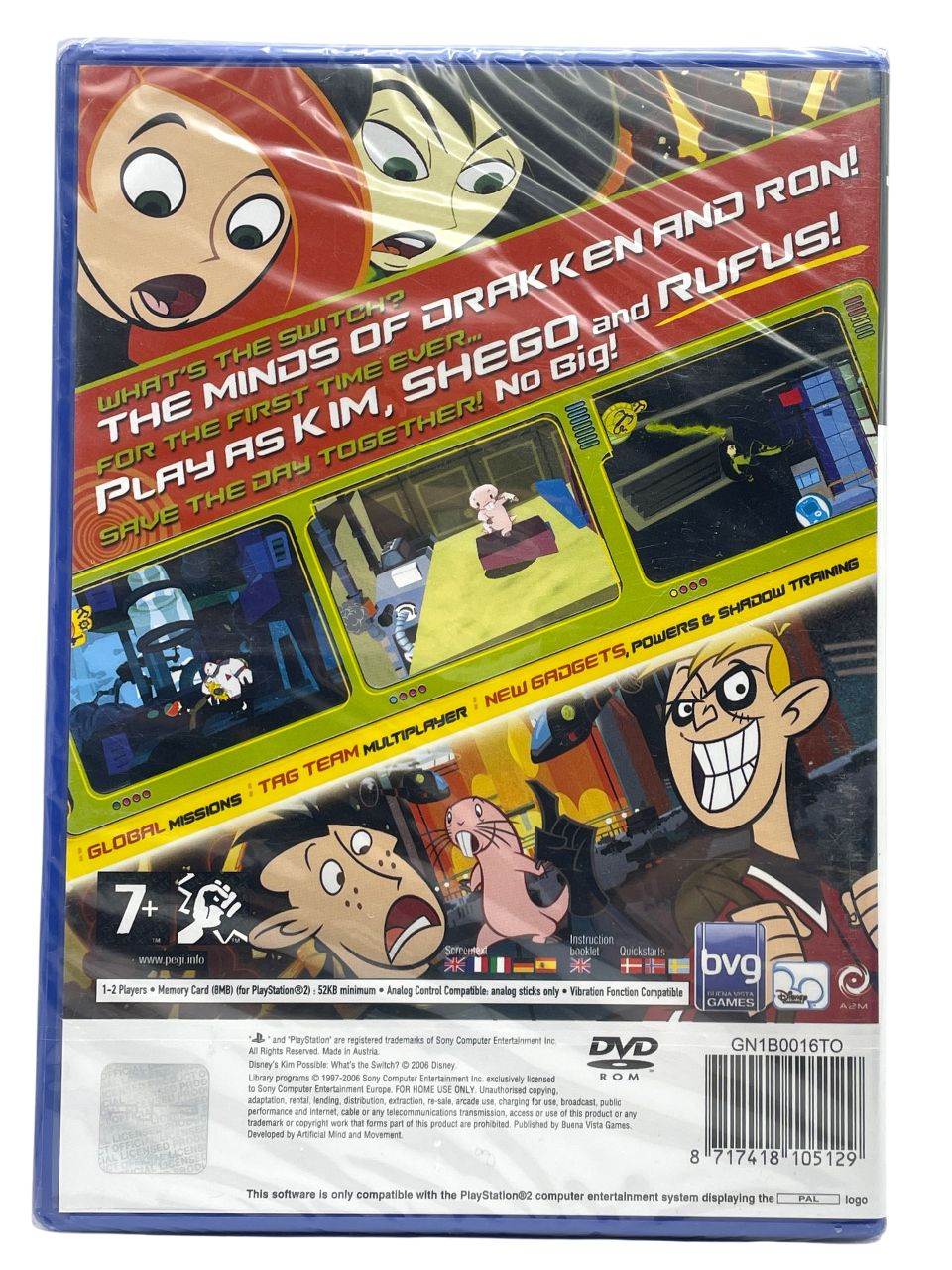 Disney's Kim Possible What's the Switch? - Playstation 2 spill (PS2)