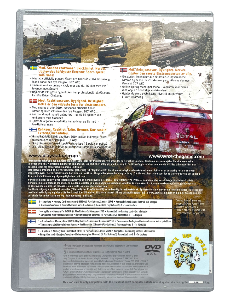 WRC 4: FIA World Rally Championship (platinum) - Playstation 2 spill (PS2)