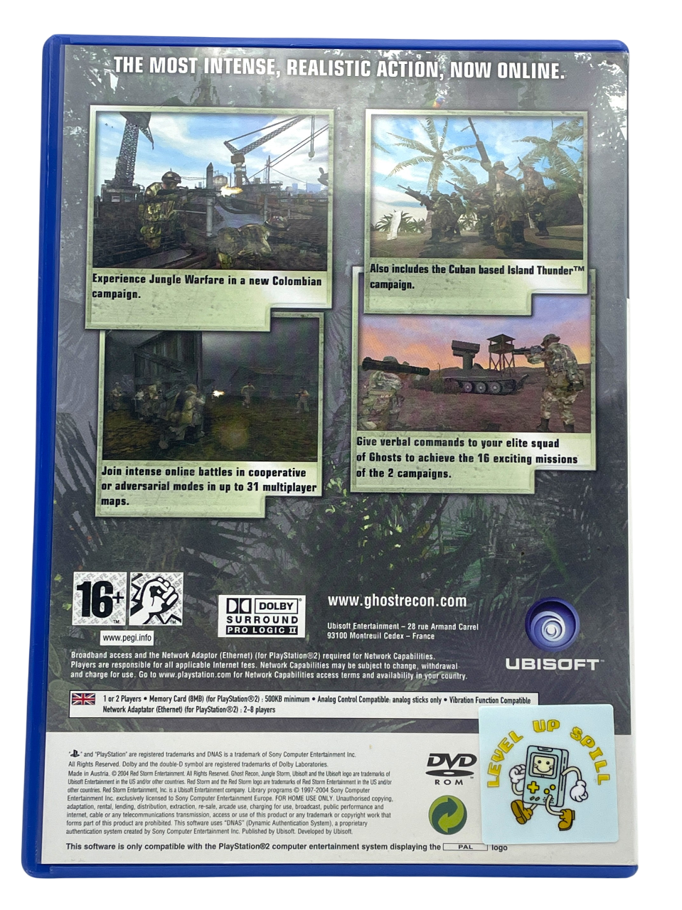 Tom Clancy's Ghost Recon: Jungle Storm - Playstation 2 spill (PS2)