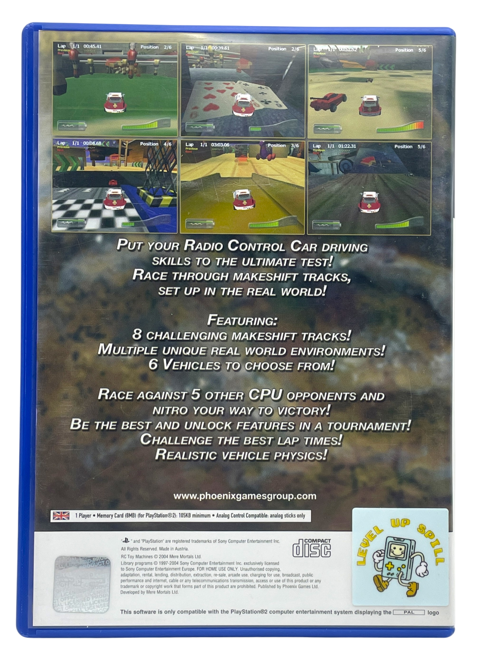 RC Toy Machines - Playstation 2 spill (PS2)