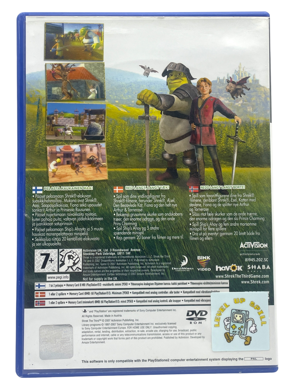 Shrek den tredje - Playstation 2 spill (PS2)