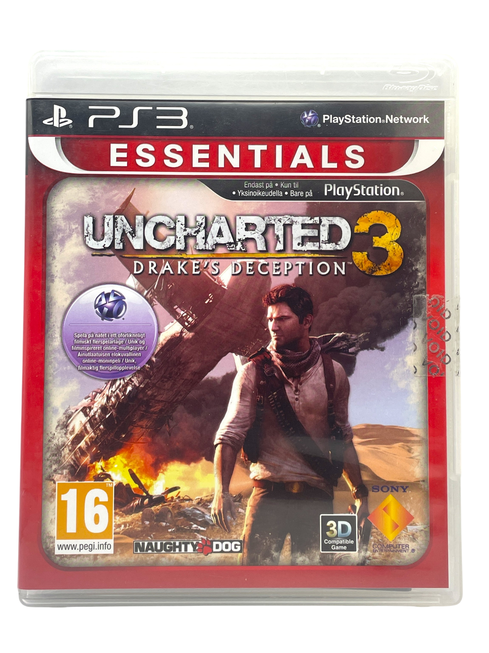Uncharted 3: Drake´s Deception - Playstation 3 spill (ps3) (Essentials)