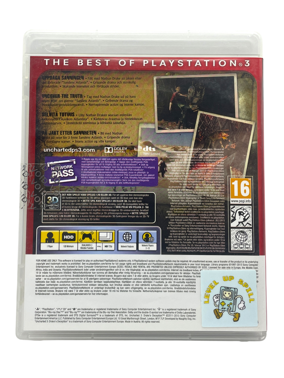 Uncharted 3: Drake´s Deception - Playstation 3 spill (ps3) (Essentials)