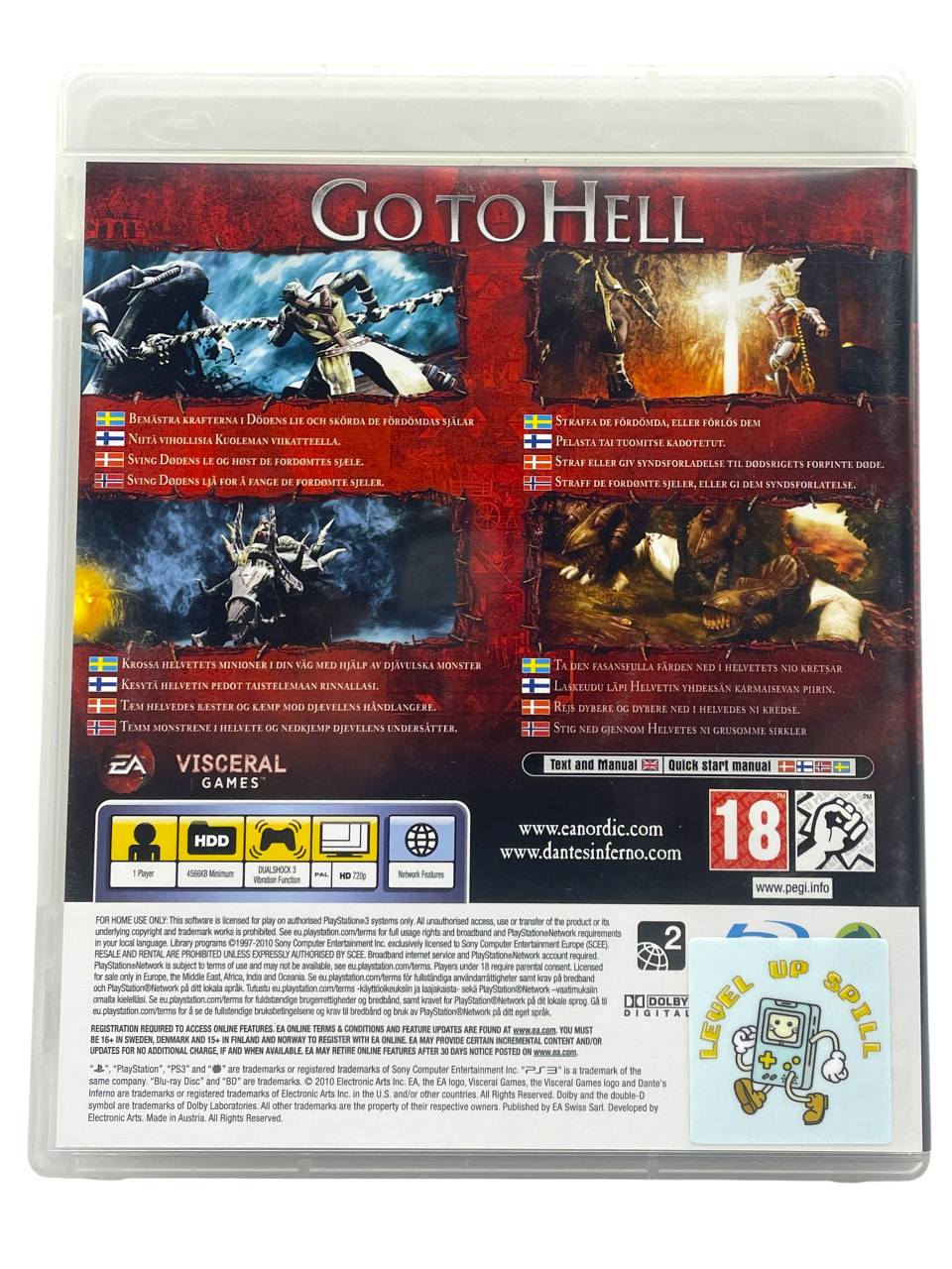 Dante´s Inferno - Playstation 3 spill (ps3)