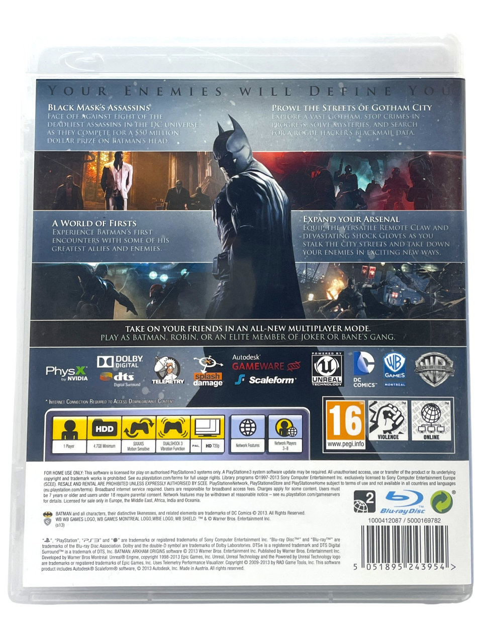 Batman: Arkham Origins - Playstation 3 spill (ps3)