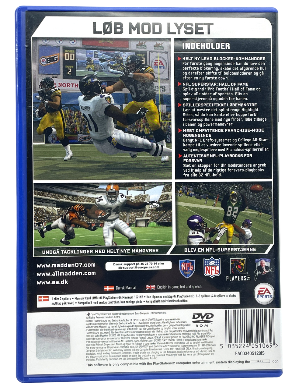 Gameplay-bilde fra Madden NFL 07 - Playstation 2 spill (PS2)