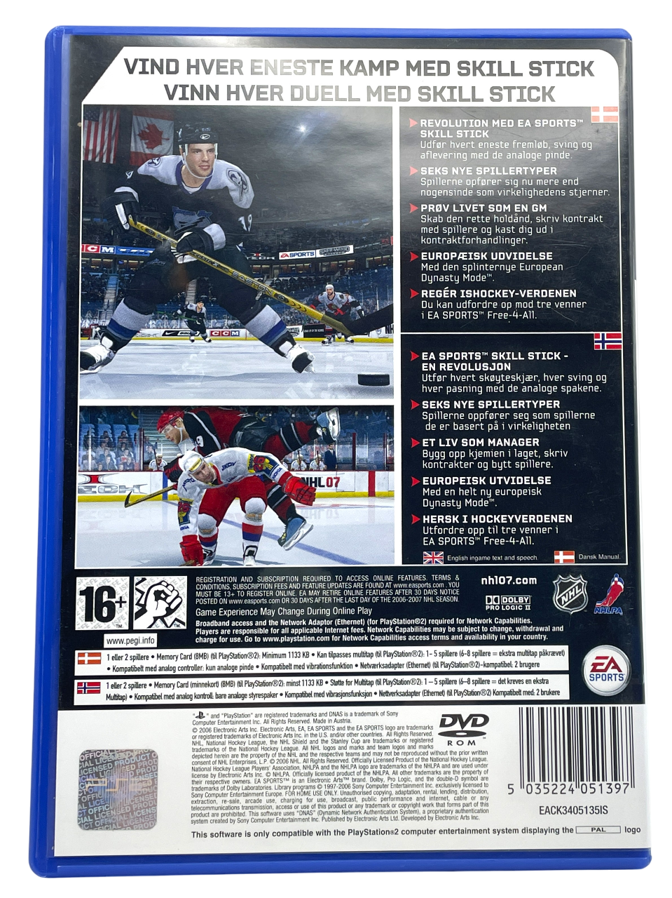 Gameplay-bilde fra NHL 07 - Playstation 2 spill (PS2)