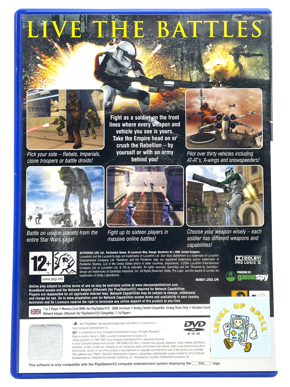 Star Wars Battlefront - Playstation 2 spill (PS2)