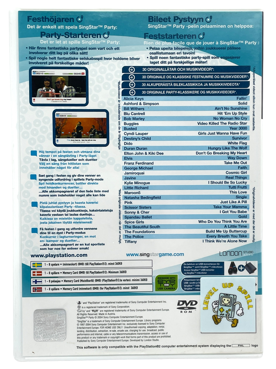 SingStar Party - Playstation 2 spill (PS2)