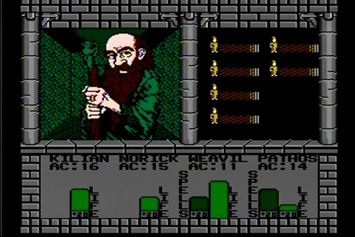 Swords and serpents (USA) (i eske) - Nintendo entertainment system / NES spill