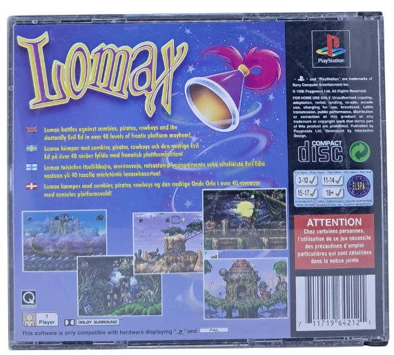 Gameplay-bilde fra Lomax - Playstation 1 spill (PS1)
