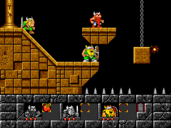 The lost vikings (UKV) - Super nintendo entertainment system spill (SNES)