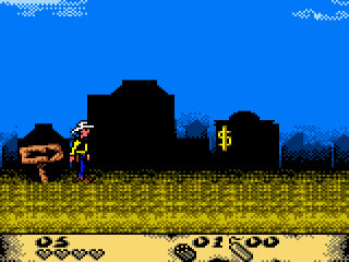Lucky Luke - Desperado train - Nintendo Gameboy color spill (GBC)