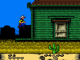 Lucky Luke - Desperado train - Nintendo Gameboy color spill (GBC)