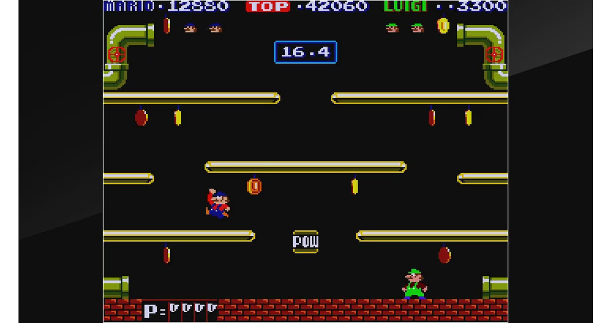 The original Mario bros. - Arcade classics series (USA) - NES spill