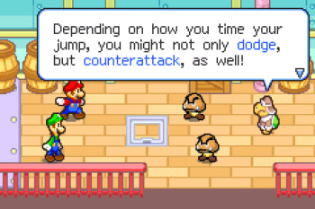 Mario & Luigi - Superstar saga - Nintendo Gameboy advance spill (GBA)