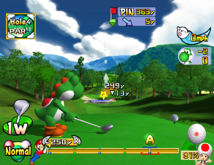 Mario golf - Toadstool tour - Nintendo Gamecube spill