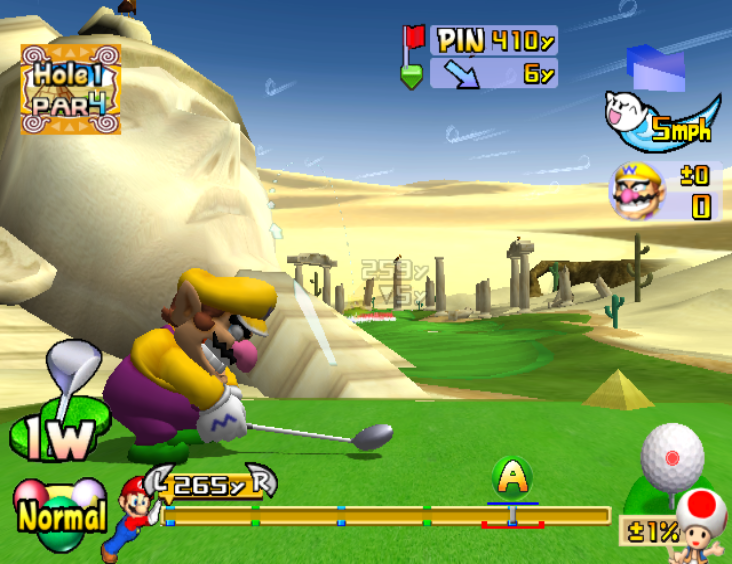 Mario golf - Toadstool tour - Nintendo Gamecube spill