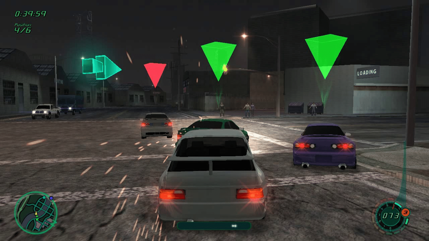 Gameplay-bilde fra Midnight club II / 2 (platinum) - Playstation 2 spill (PS2)