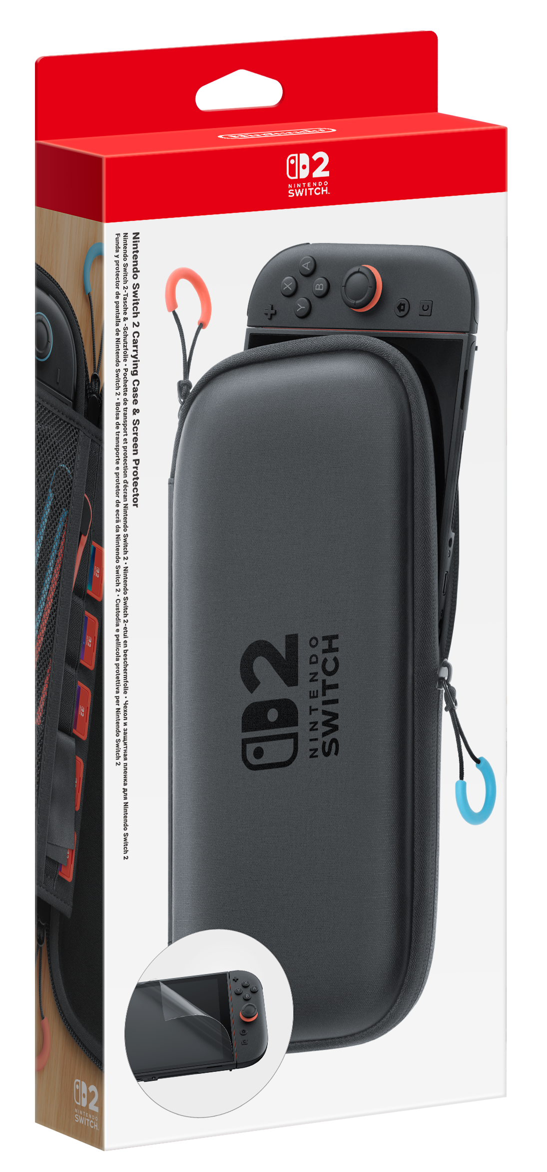 Nintendo Switch 2 Carrying Case & Screen Protector tilbehør