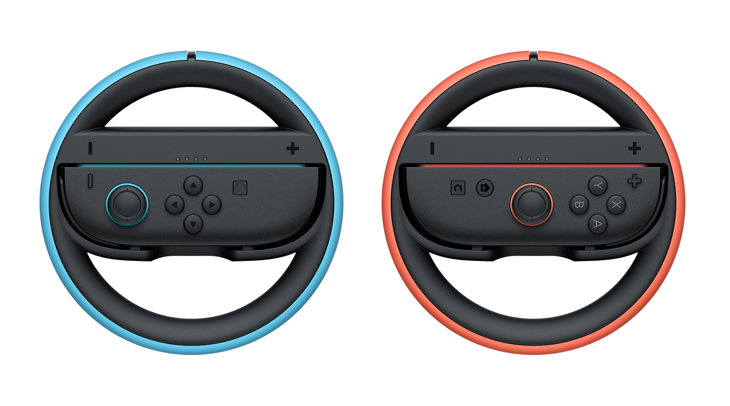 Nintendo Switch 2 Joy-Con 2 Wheel / ratt Pair (light blue/light red) tilbehør