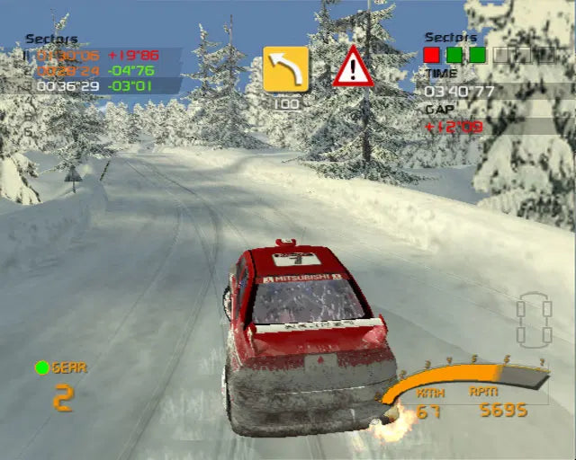 V-rally 3 - Playstation 2 spill (PS2)