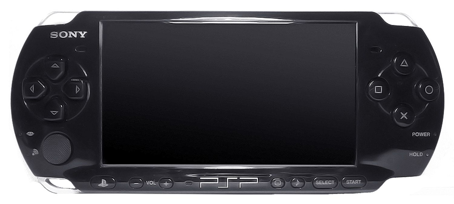 Original svart sony Playstation portable håndholdt konsoll med lader (PSP 3000)