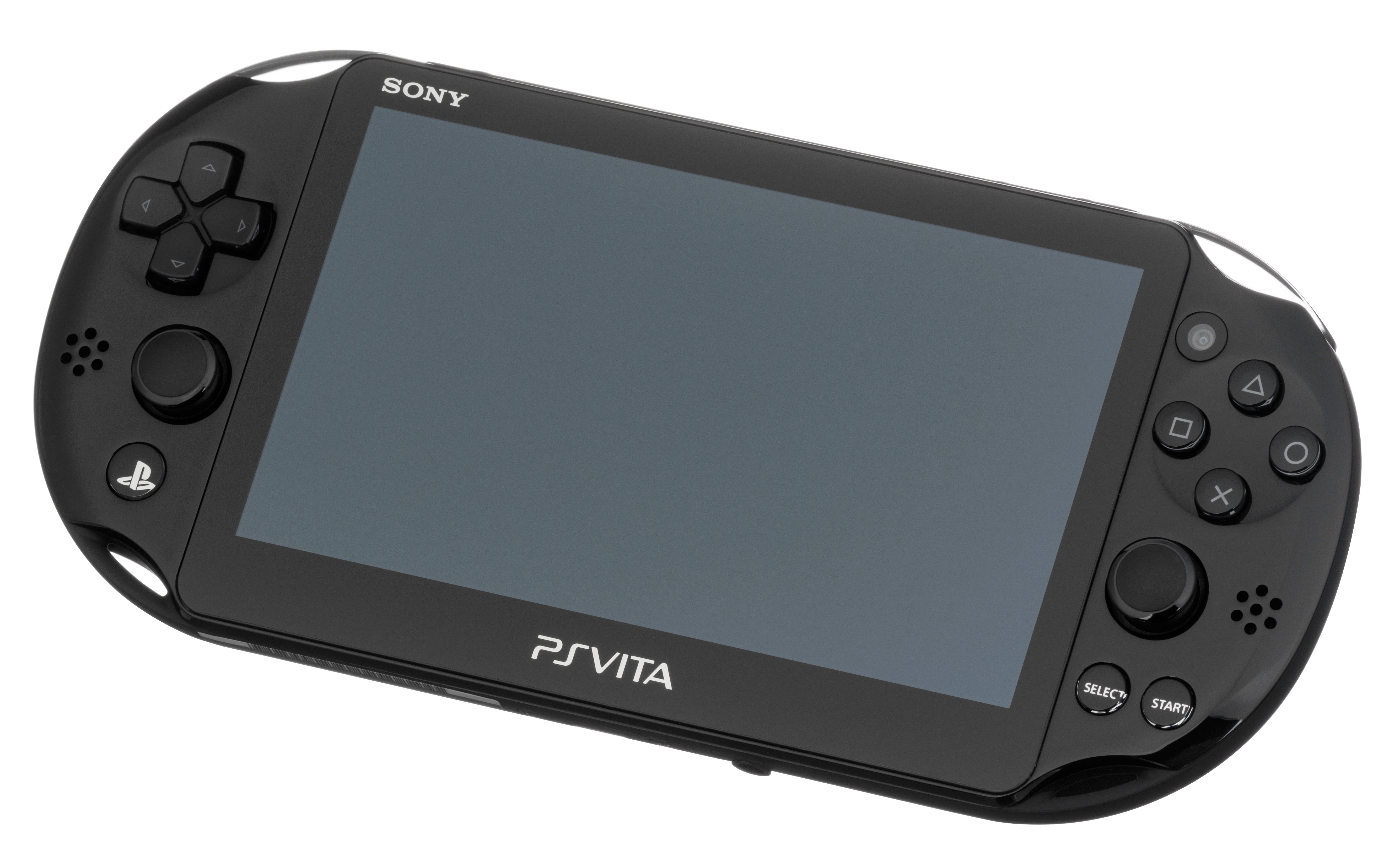 Bilde av Original Svart Sony Playstation Vita Handholdt Konsoll Med Lader Psvita Pch 1000