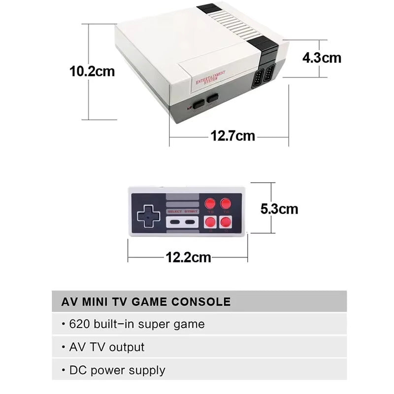 Tredjeparts Mini NES  (620 innebygde spill)