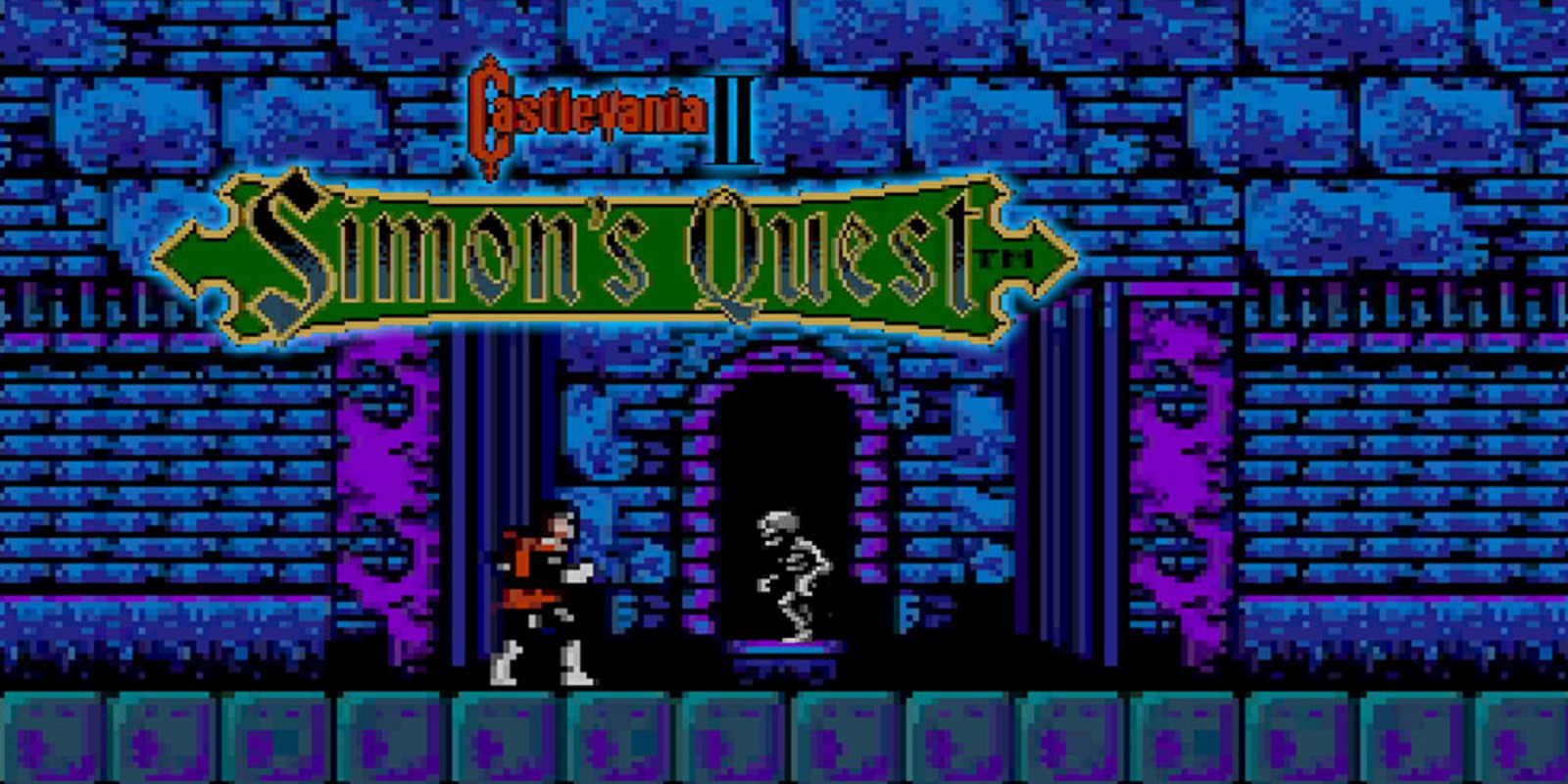 Castlevania II / 2 - Simon's quest (USA) - NES spill