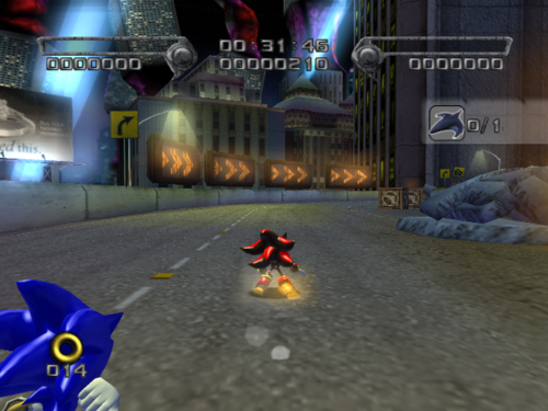Shadow the hedgehog - Playstation 2 spill (PS2)