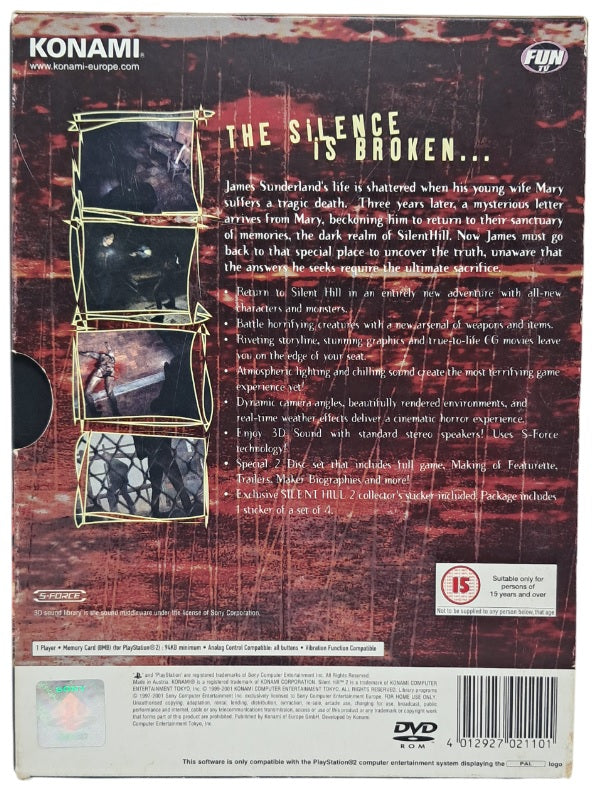 Bilde av Silent Hill 2 Special 2 Disk Set Playstation 2 Spill Ps2