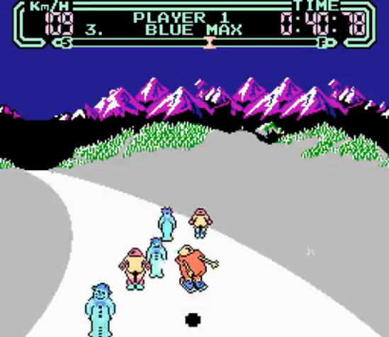 Slalom (EEC) - Nintendo entertainment system spill (NES)