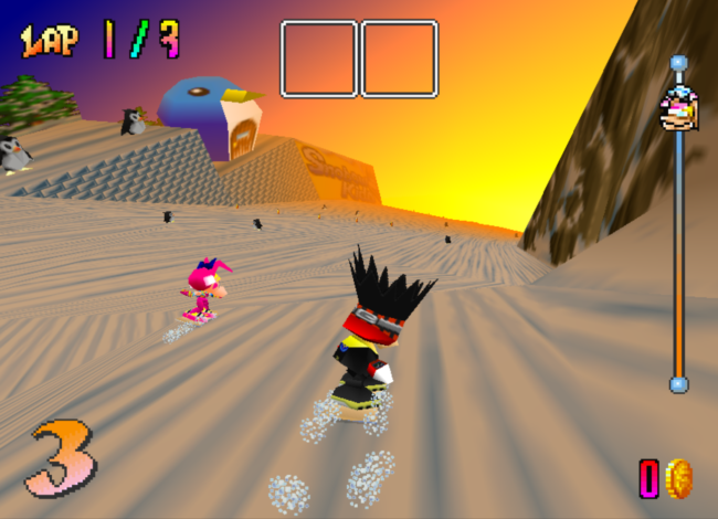 Snowboard kids (kun kassett) - Nintendo 64 spill (n64)