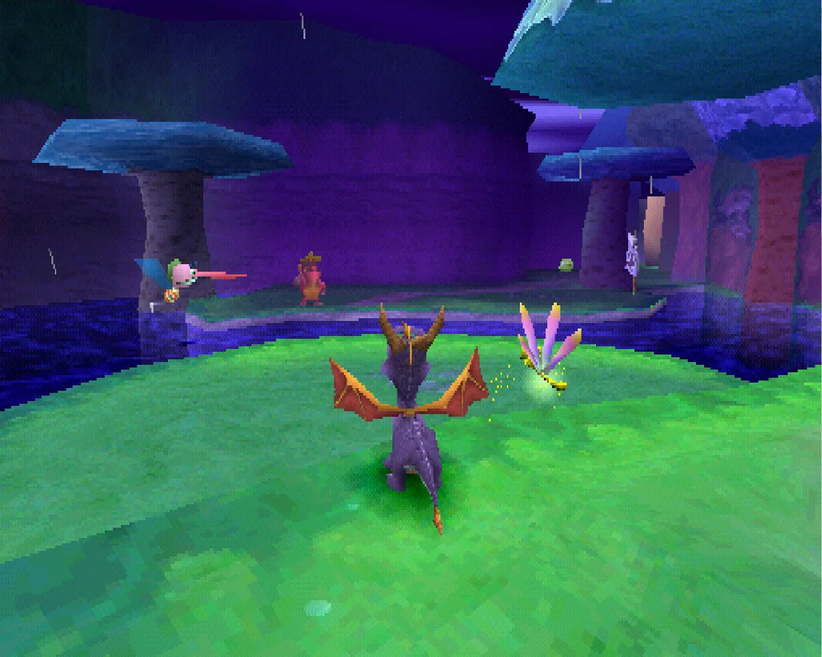 Bilde av Spyro Year Of The Dragon Platinum Brukt Playstation 1 Spill Ps1