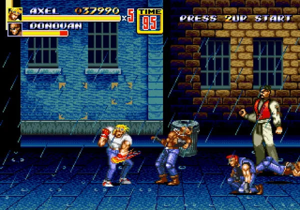 Streets of rage II / 2 - Sega mega drive spill