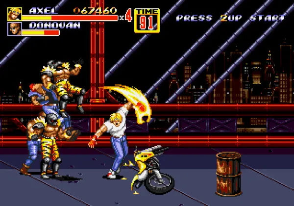 Streets of rage II / 2 - Sega mega drive spill