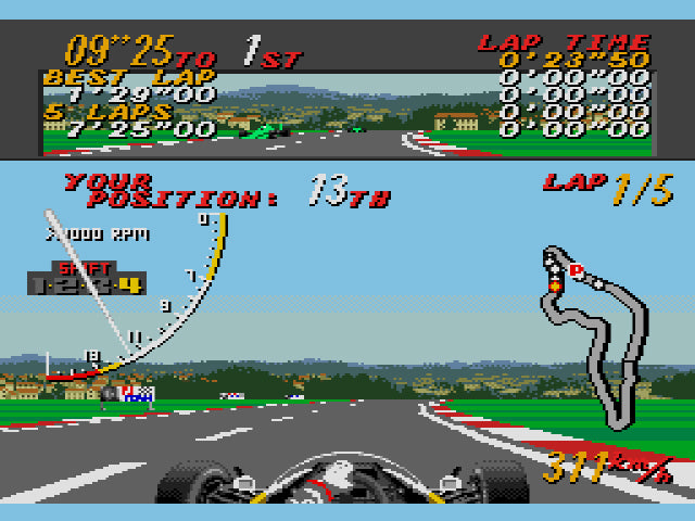 Super monaco GP - Sega master system spill