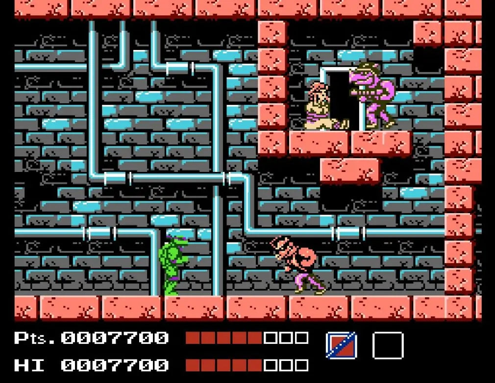 Teenage mutant hero turtles (UKV) - Nintendo entertainment system / NES spill