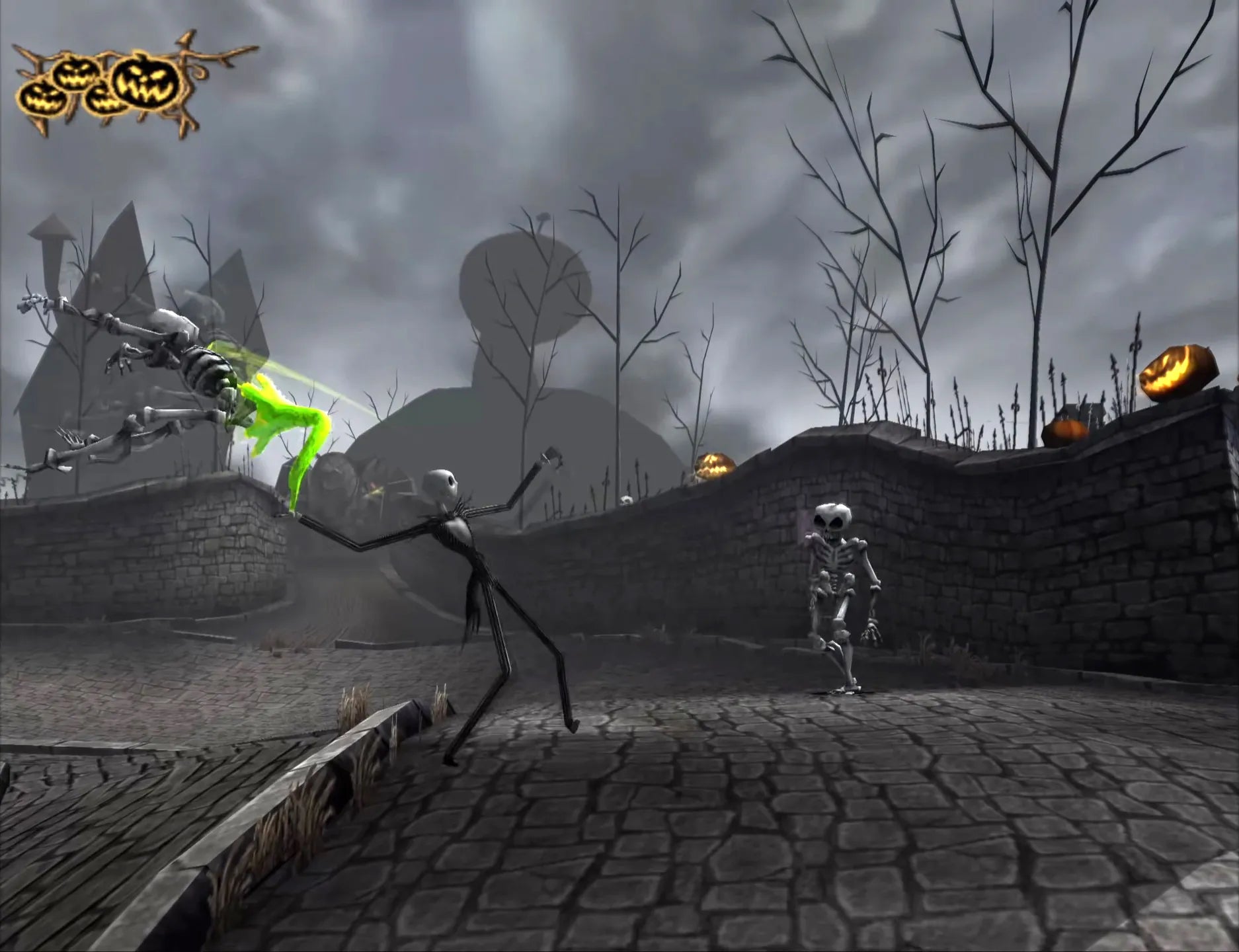 Bilde av Tim Burtons The Nightmare Before Christmas Oogie S Revenge Brukt Playstation 2 Spill Ps2