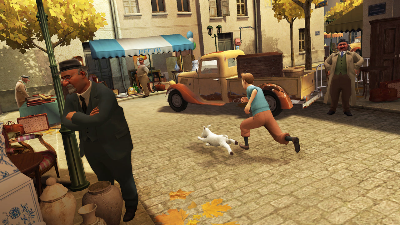 Gameplay-bilde fra The adventures of Tintin - The secret of the unicorn - Playstation 3 spill (ps3)