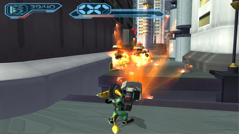 Ratchet & Clank: Going Commando - Playstation 2 spill (PS2) (Platinum)
