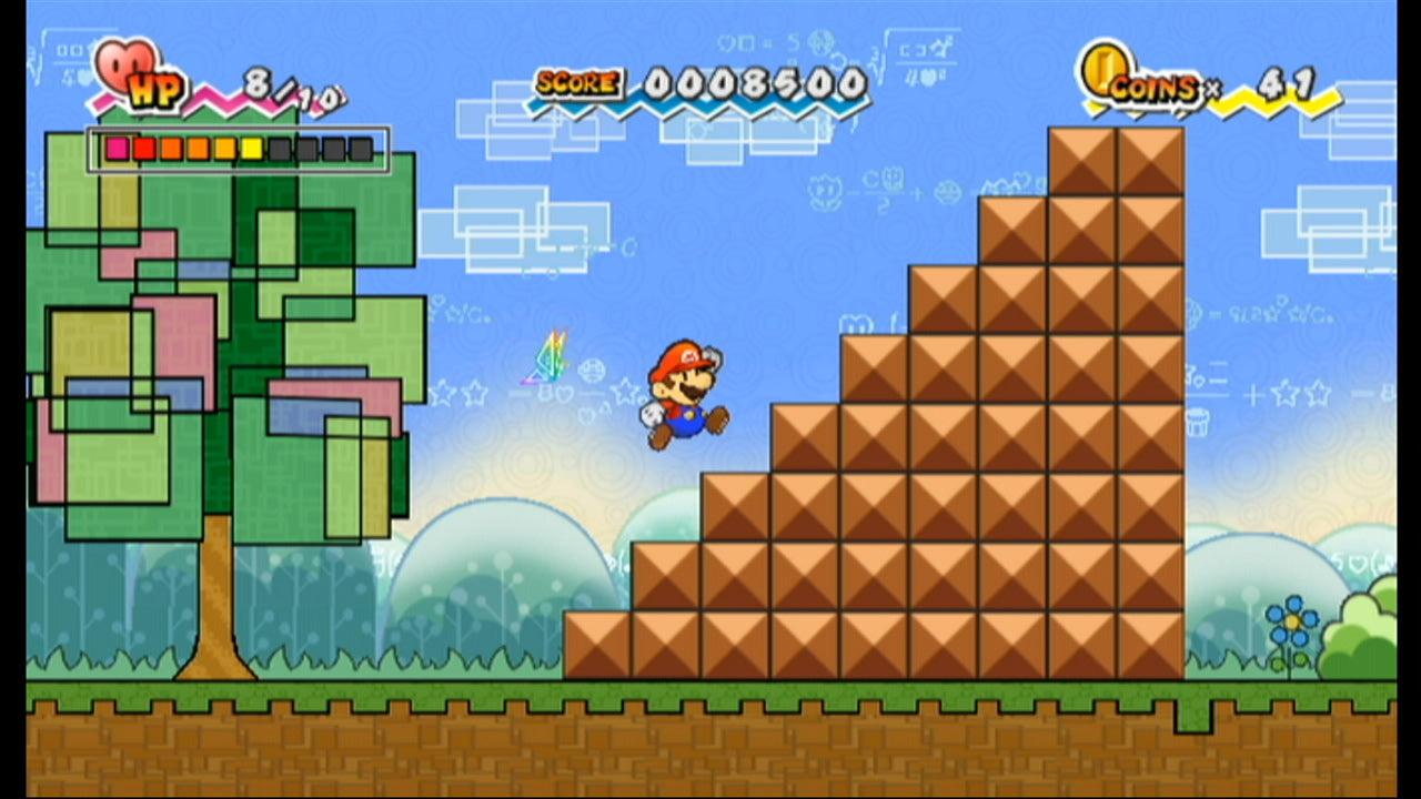 Super paper mario (nintendo selects) - Nintendo Wii spill