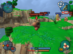 Worms 3D - Playstation 2 spill (PS2)