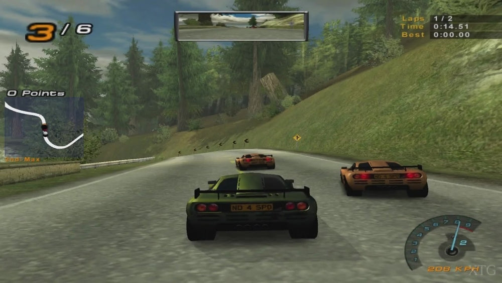 Need for speed: Hot pursuit 2 - Playstation 2 spill (PS2)