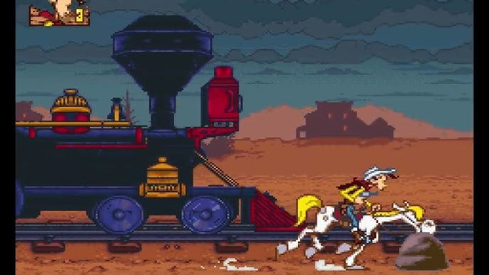 Lucky luke (brukt) (kun kassett) - super nintendo entertainment system spill (SNES)