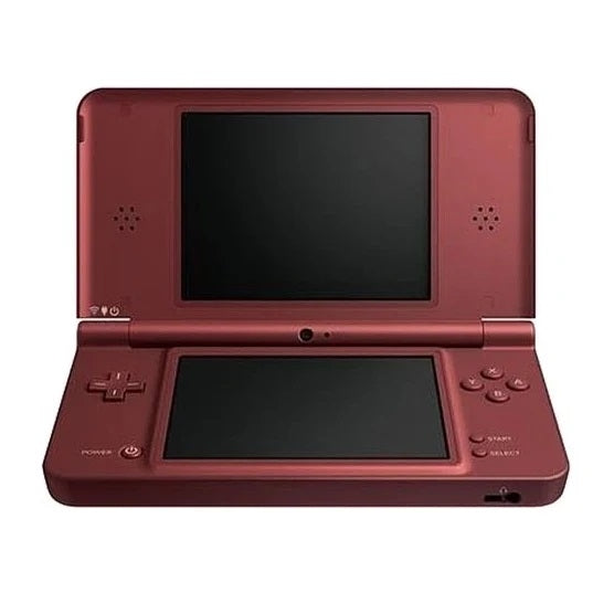 Wine red / vin-Rød DSi XL (Arts edition) (komplett i eske - CIB) (brukt) - Nintendo håndholdt konsoll